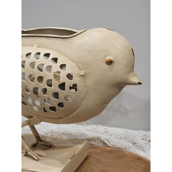 Bird Shaped Metal Luminary - Picture 8 of 9